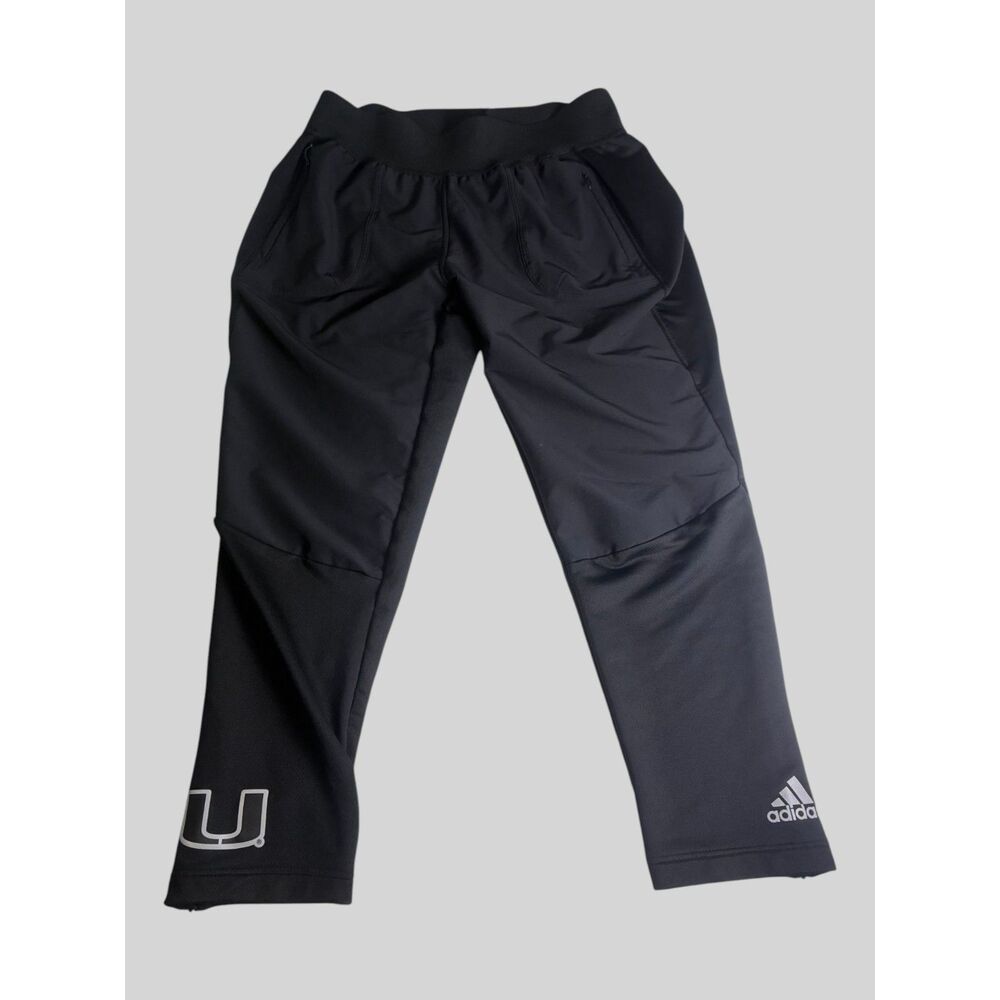 Adidas Miami Hurricanes Cold.RDY Training Pants Black Men's Large